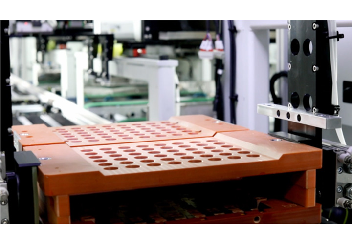 圆柱电池模组PACK线